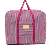 Tusig Folding Shopping Bag with Zipper Nylon Waterproof Travel Luggage Bag Foldable Shopping Bag