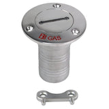 Whitecap Stainless Steel Gas Deck Fill for 1-1/2 Hose