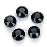 50pcs Adabele Austrian 8mm Faceted Flat Round Coin Crystal Beads Jet Black Compatible with Swarovski Preciosa 5052