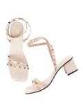 Shoetopia Women'S Heel-504 Heeled Sandal-6 Kids Uk (Heel-504-Cream)-Eu39,Cream,6,B0D4JTMWGH