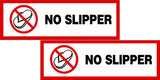 VAAIMAI No Slipper Sign Board | 124 Inch | Red | Pack of 2 | Signage for Office, School & Commercial Space | Waterproof, DrillF