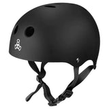 Triple Eight Sweatsaver Halo Water Helmet for Wakeboarding and Waterskiing, Black Matte, Large