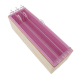 Enakshi Rectangle Divided Silicone Soap Loaf Mold with Wooden Box and DIY Mould | Crafts | Home Arts & Crafts | Candle Making &