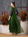 Gosriki Women'S Cotton Blend Straight Printed Kurta With Pant & Dupatta (Protin-Green-Nv-Gs_S_Green_Small),Green,,B0D5VKWL9X