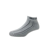 Allen Solly MenS Cotton Ankle Length Socks (1 Pair) Light Grey Melange
