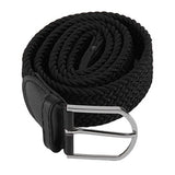 Verceys Black Womens Elastic Braided Stretch Belt (Free Size Fit Up To 32 Waist Size)