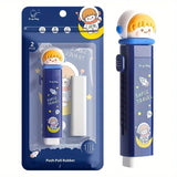 MotiBaCute Cartoon Erasers Retractable Erasers for Strudents & Adults Cartoon Pencil Eraser for Writing, Drawing & Office Sc