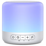 Easysleep White Noise Sound Machine with 30 Soothing Sounds 12 Night Light 32 Volume 3 Timers Portable Sleep Sound Machine for O
