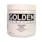 Acrylic Golden Heavy Body Acrylics Titanium White 16oz jar