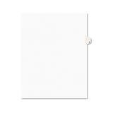Avery Individual Legal Dividers LGLTS8