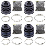 Complete Rear Inner & Outer Cv Boot Repair Kit For Yamaha 700 Rhino Fi 2008-2013 All Balls -Like New