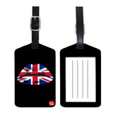 Nutcase Designer Luggage Travel Baggage Tags Single Tag With Name Card Inside Uk Lips