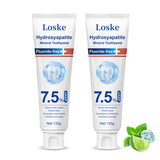 Hydroxyapatite Toothpaste for Stronger Teeth, Natural Remineralization Formula, Fluoride Free Whitening and Enamel Protection fo