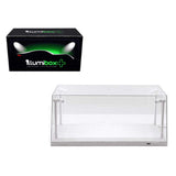 Illumibox Collectible Display Show Case with LED Lights for 1:18 1:24 1:64 Models with White Base