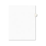 Avery Legal Exhibit Tab Dividers, Tab Title: 7, White, Letter, 25/Pack (11917)