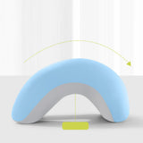 The Style Sutra Travel Pillow Ergonomic Headrest Napping Pillow For Office Sleeping Car Blue|Travel | Travel Pillows|1 Napping P