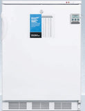 Summit Appliance VT65ML7PLUS2 24' Wide All-Freezer for Freestanding Use with a Manual Defrost, Buffered Temperature Probe, NIST