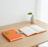 Zoonior Creative LegoType A5 Notebook Learn With It, Play With It Building Block Cover Ruled Pages For School & Creative Br