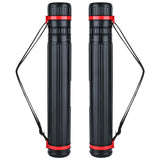 TRANSON 2-Pack Small Poster Tube Storage 17 to 27Extendable for Documents Blueprints Artworks Scrolls