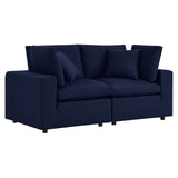 Modway Commix Sunbrella Outdoor Patio Loveseat, Navy