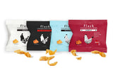 Flock Keto Chicken Skin Chips | 4 Flavors Variety Pack | Low Carb, High Protein, Sugar Free, Gluten Free Fried Chicken Skins for