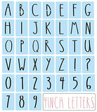 Ivanas 4 Inch Letter Stencils for Painting On Wood Flexible Stencil Letters Alphabet Stencils Number Drawing Templates for Wall