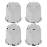 GRAND ORANGE 4pcs Push Through Chrome Wheel Center Caps Fit 3.18 Rims Center Bore Dimensions Only