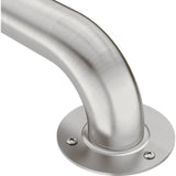 Moen LR7518 Bathroom Safety 18Inch Stainless Steel Bathroom Grab Bar with Exposed Screws, Stainless