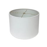 Royal Designs, Inc. Shallow Drum Hardback Lamp Shade, HB-610-10LNWH, Linen White, 9 x 10 x 7