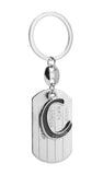 Caristo English Alphabet Letter C (Kc2) Silver Metal Name Keychain For Car Bike Men Women Kids
