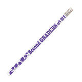 Musgrave Pencil MUS2205D-12 2nd Graders are No. 1 Motivational Fun Pencils - 12 Dazon