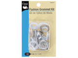 Dritz 7409T Fashion Grommet Kit with Tools, White, 1/2Inch 8Sets