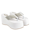 Shoetopia Women'S Block Heel Sandal,Silver,6,B0C3RJD2TT