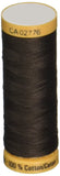 Gutermann 103C2960 Natural Cotton Thread 110 YardsDark Brown
