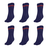 Mukhaksh (Pack Of 6 Pairs = 12 Socks Boys Cotton Kv (Kendriya Vidyalaya) School Socks Kvs (Kendriya Vidyalaya) School Uniform Dr