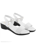 Shoetopia Women'S Block Heel Sandal (6 Uk),White,6,B0CXJ8WW4V