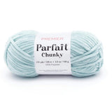 Premier Parfait Chunky Super Bulky Chenille Yarn - Color Rain, 3.5 oz, 131 Yards