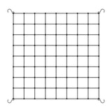 Calandis Square Mesh Grow Tent Trellis Netting Black For Gardening Flexible Accessory 130Cmx130Cm | Trellises | Garden Fencing |