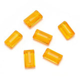 100pcs Adabele Austrian 14mm Faceted Loose Rectangle Crystal Beads Light Topaz Yellow Compatible with Swarovski Crystals Precios