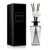 COCODOR White Flower Reed Diffuser / April Breeze / 1 Pack / Home & Office Decor Aromatherapy Diffuser Oil Gift Set / Large Size Large Capacity Big Size Diffuser Black Edition/16.9Ounce(500 ml)-New