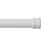 Kenney KN609S/1 Twist & Fit No Tools Spring Tension Standard Shower Curtain Rod with NonSlip, NonScratch Ends, 3663 Adjustab