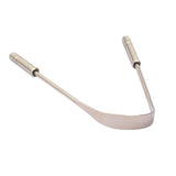 Blomideal Surgical Grade Stainless Steel Tongue Cleaner Scraper Bacteria Inhibiting, NonSynthetic Grip Sterilizable