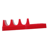 Alipis Plastic Taco Holder Rack Dividers Wave Shaped Snack Tray for Tacos Tortillas and Party Treats Spacesaving Design Easy to