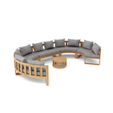 Anderson Teak SET812 Circular Modular Deep Seating Set