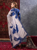 Anni Designer Women'S Rayon Blend Straight Printed Kurta With Pant & Dupatta (Meerut Blue-Vks01_S_Blue_Small),Blue,S,Rayon Blend,Regular,