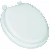 Mayfair 13EC 000 Soft Cushioned Toilet Seat, 1 Pack Round, White