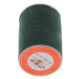 ATORSE 2xLeather Sewing Waxed Polyester Cord Thread Hand Stitching Craft Green