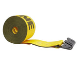 Mytee Products (300 Pack) Kinedyne Pallet Winch Straps 4 x 30' Gold Heavy Duty Tie Down w/Flat Hooks WLL# 5400 lbs | 4 Inch Carg