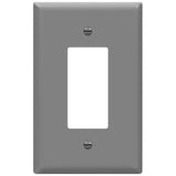 ENERLITES Decorator Light Switch or Receptacle Outlet Wall Plate, Gloss Finish, Oversized 1Gang 5.5 x 3.5, Unbreakable Polyca