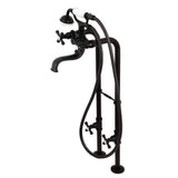 Kingston Brass CCK226K5 Kingston Clawfoot Tub Faucet Package, 9 x 11.06 x 28, Oil Rubbed Bronze